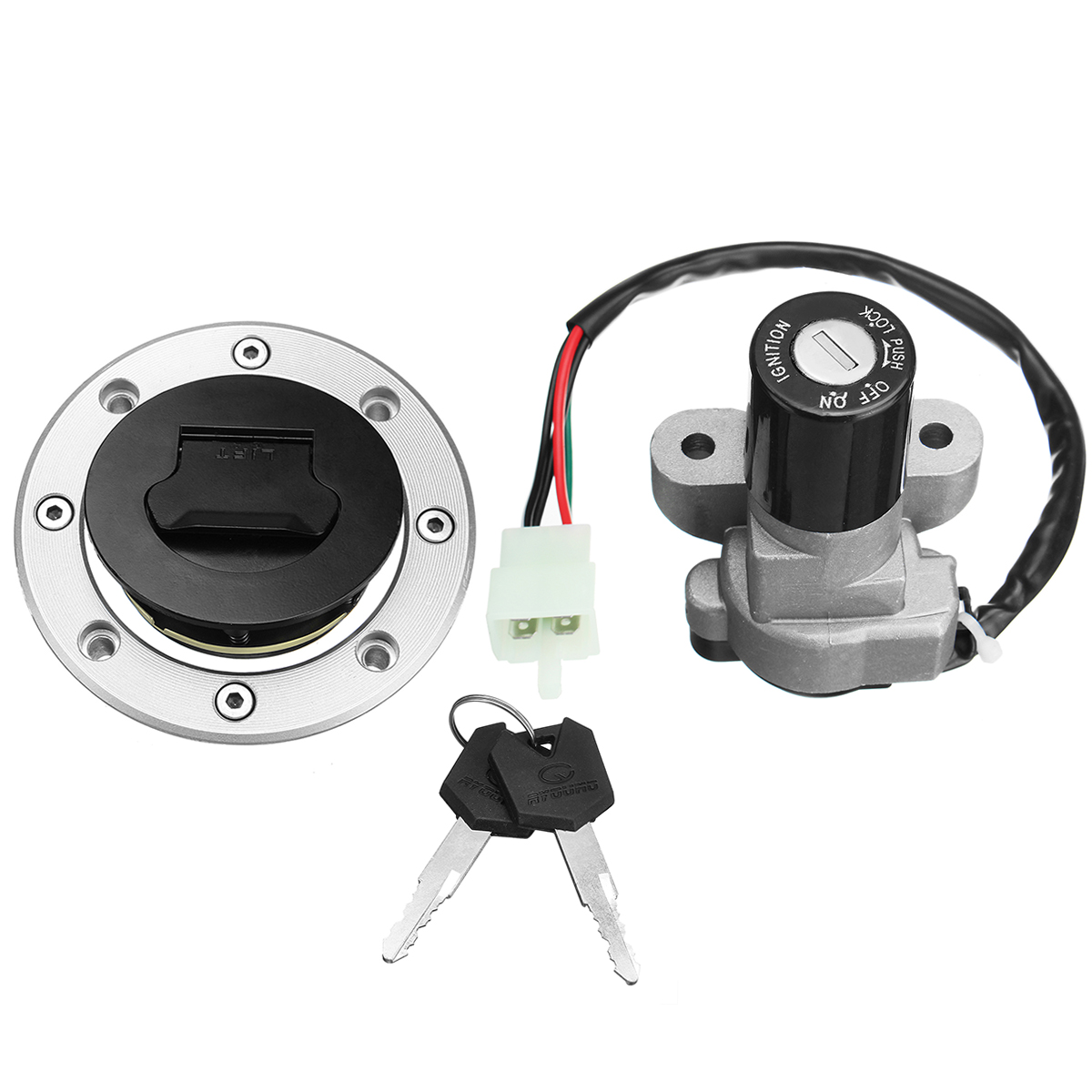 Ignition-Switch-Fuel-Gas-Cap-Lock-Key-For-Suzuki-GSXR1000-SV650-TL1000R-GSF1200-1362356