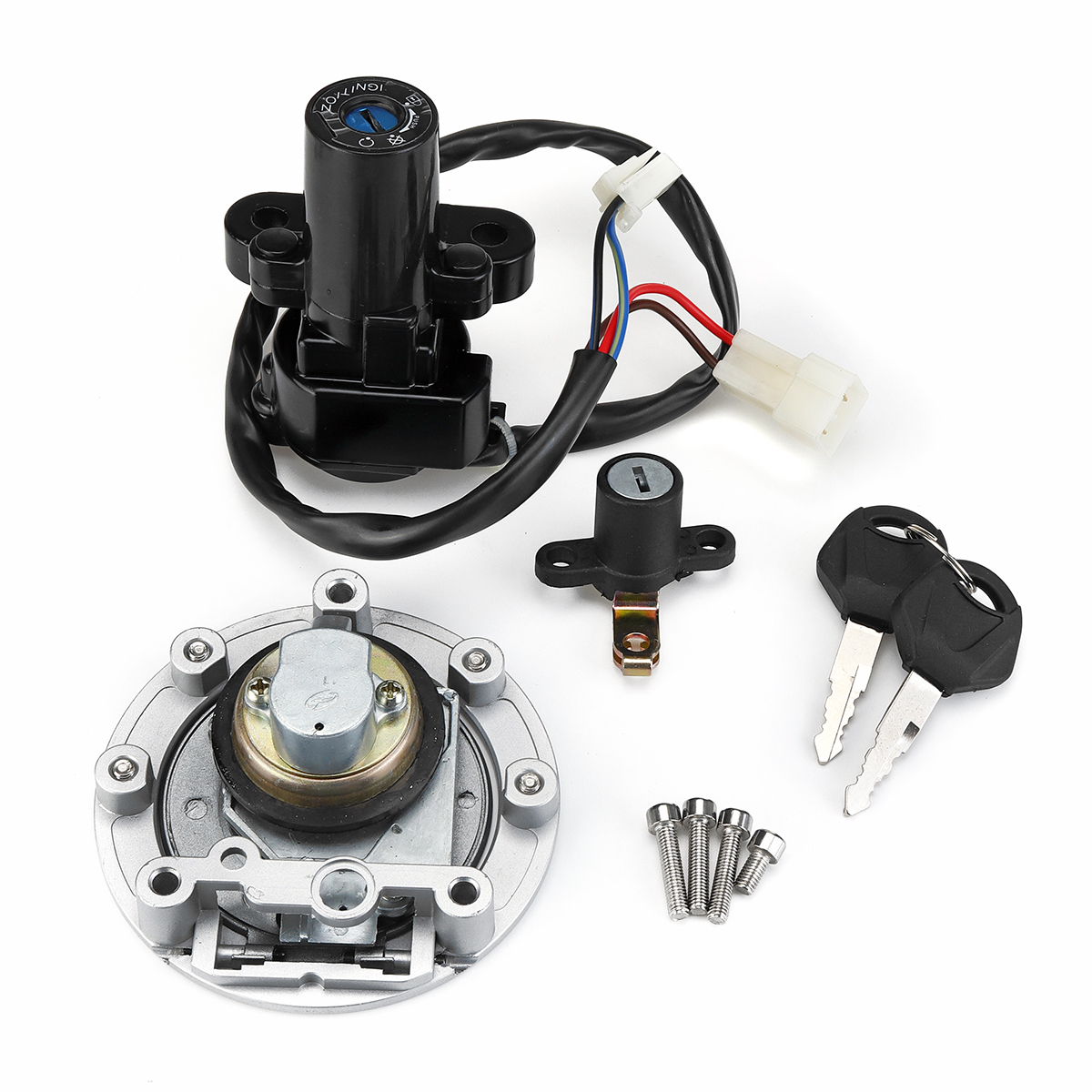 Ignition-Switch-Lock--Fuel-Gas-Cap-Key-Set-For-Yamaha-MT03-06-12-YZF-R6-R1-98-05-1372838