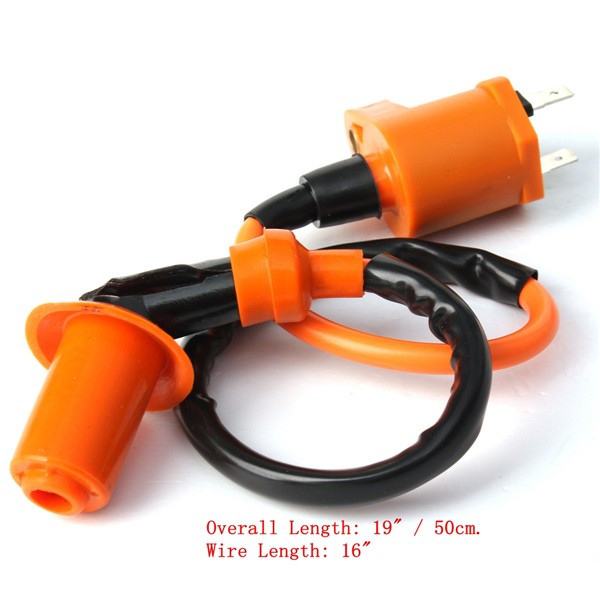 Racing-Ignition-Coil-Spark-Plug-CDI-50-150cc-Scooter-ATV-4-Stroke-974579