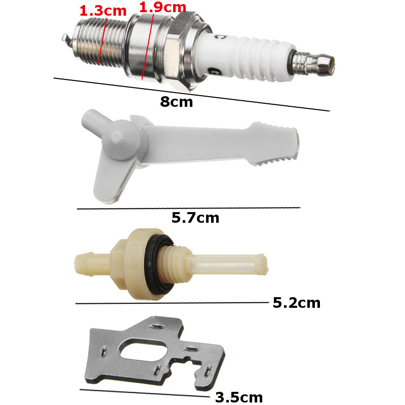 Recoil-Carburetors-Ignition-Coil-Spark-Plug-Air-Filter-Gas-For-Honda-GX160-GX200-1269628