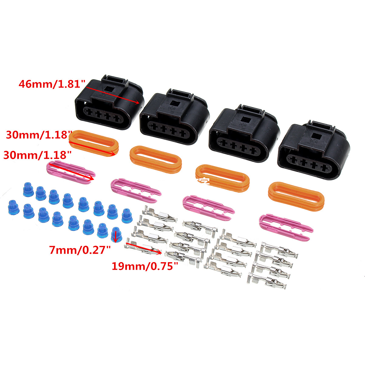 4-Set-Ignition-Coil-Connector-Repair-Kit-for-Audi-VW-1629672