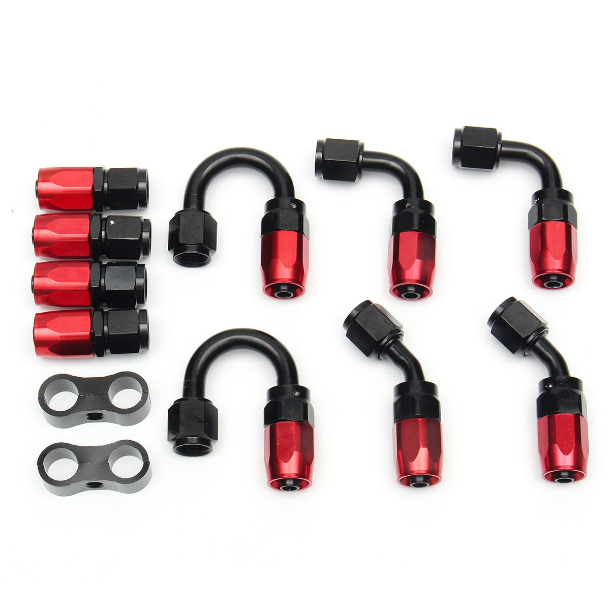 5M-AN6-Stainless-Steel-Braided-Oil-Fuel-Line-Hose-with-Fitting-End-Adapter-Kit-Set-1696126