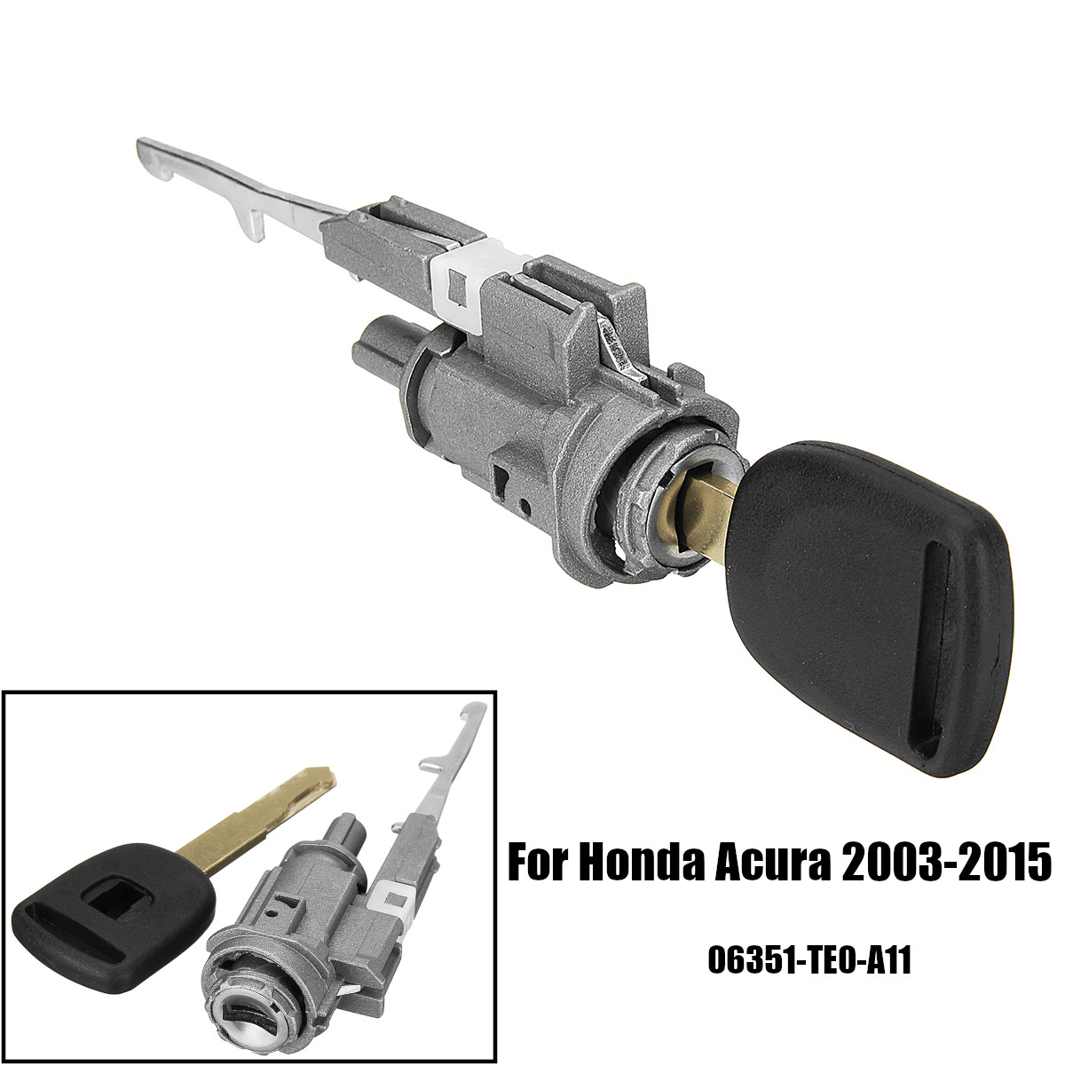 Ignition-Key-Cylinder-Lock-Switch-for-Honda-Acura-CR-V-Element-MDX-RDX-2003-2015-1316839