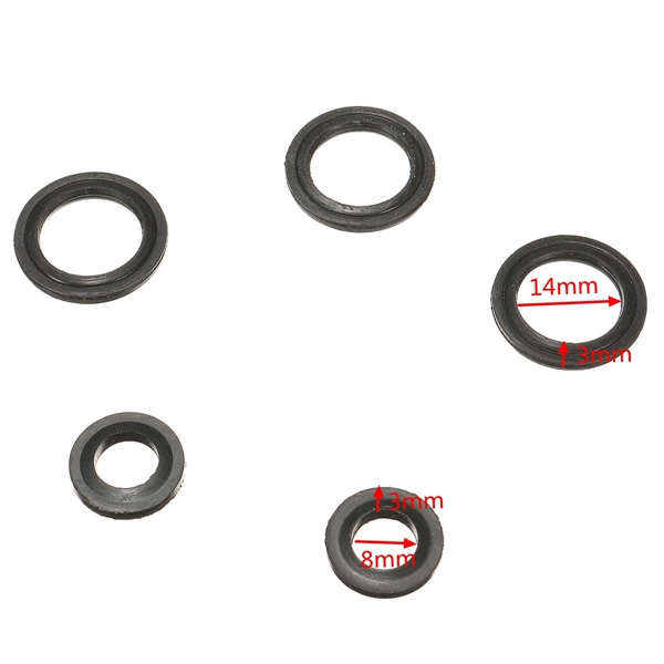 Universal-Adjustable--Fuel-Lines-Hose-Fuel-Pressure-Regulator-Oil-Filled-Gauge-Fitting-Kits-Car-1078641