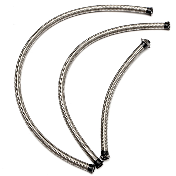 Universal-Adjustable--Fuel-Lines-Hose-Fuel-Pressure-Regulator-Oil-Filled-Gauge-Fitting-Kits-Car-1078641
