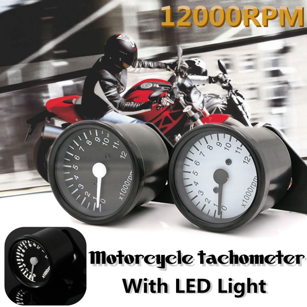 12000RPM-LED-Tachometer-Speedometer-Gauge-With-Bracket-10mm-Mounting-1214937