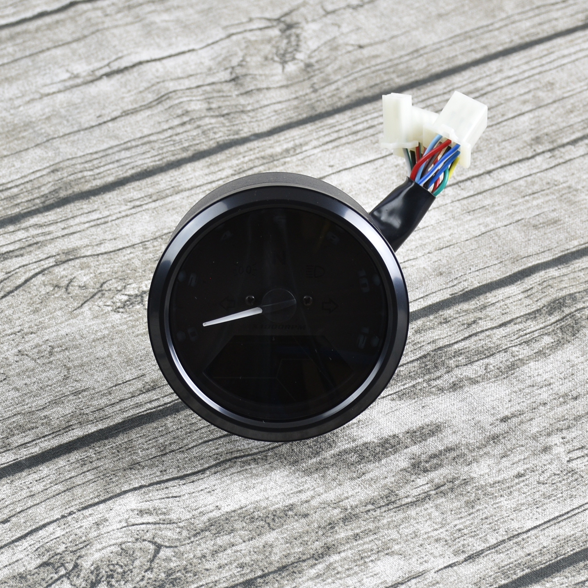 12V-12000RPM-Waterproof-LCD-Digital-Motorcycle-Speedometer-Odometer-Tachometer-MPHKMH-Universal-1608345