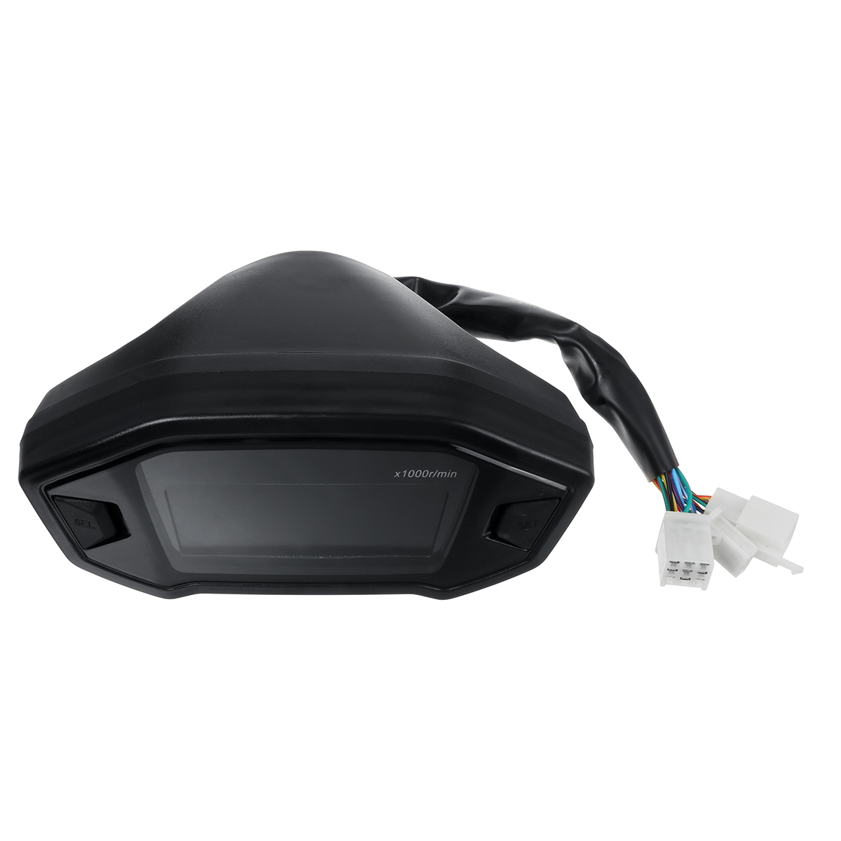 12V-13000RPM-Digital-LCD-Display-Speedometer-Odometer-with-Sensor-Wiring-Kits-Universal-For-24-Cylin-1820470