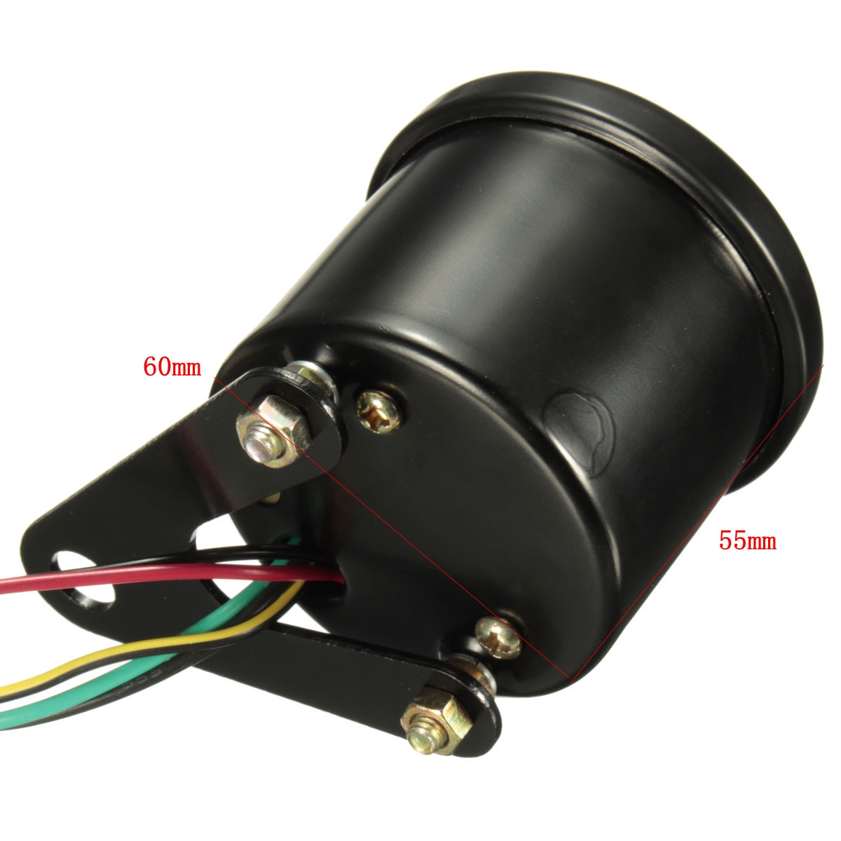 12V-13000RPM-Motorcycle-RedBlue-LED-Tachometer-Speedometer-Gauge-Universal-1043967