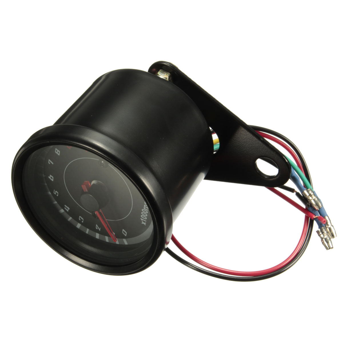 12V-13000RPM-Motorcycle-RedBlue-LED-Tachometer-Speedometer-Gauge-Universal-1043967