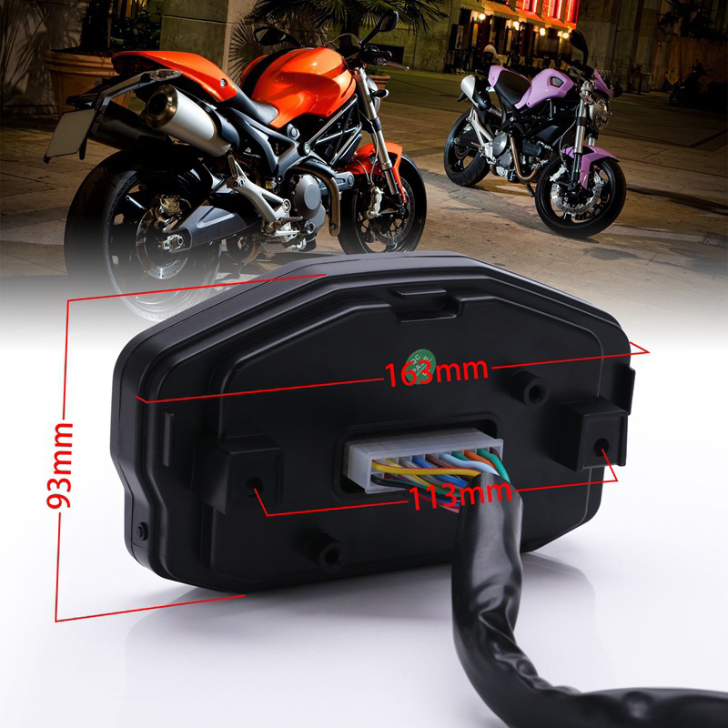 12V-14000RMP-Motorcycle-Digital-LCD-Speedometer-Odometer-Water-Temperature-Oil-Gauge-2--4-Cylinders--1547362