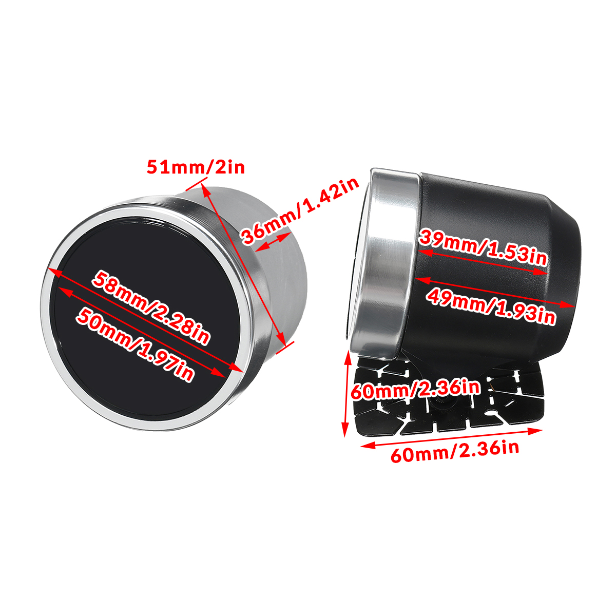 12V-2quot-52mm-10-Color-LED-Mechanical-Pressure-Vacuum-Intake-Turbo-Boost-Gauge-Meter-1578992