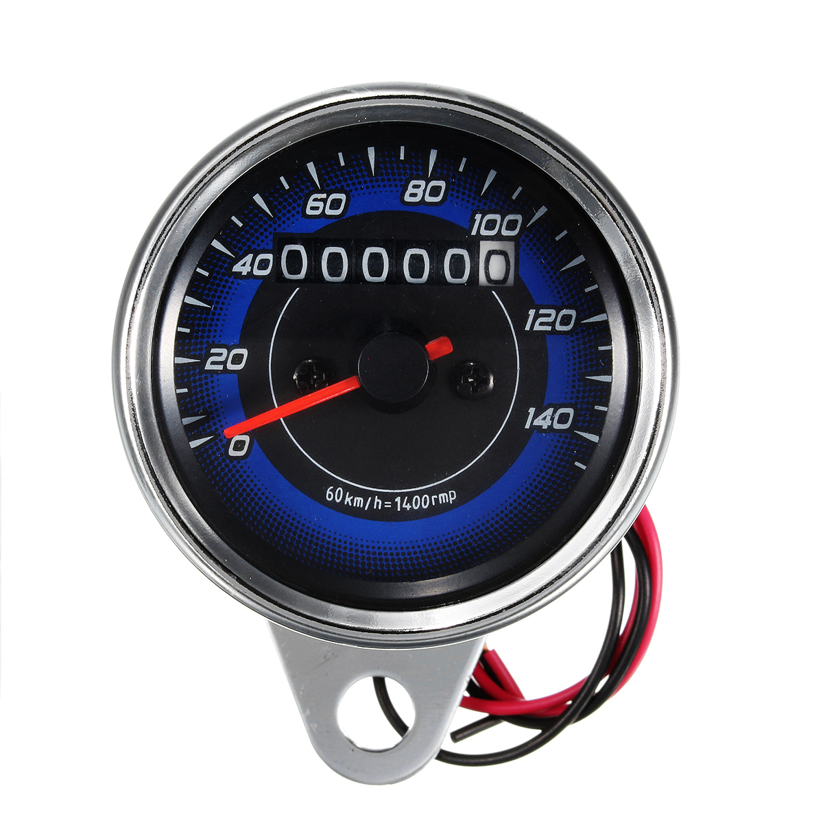 12V-Dual-LED-Backlight-Motorcycle-Odometer-KMH-Speedometer-Gauge-Universal-1173087