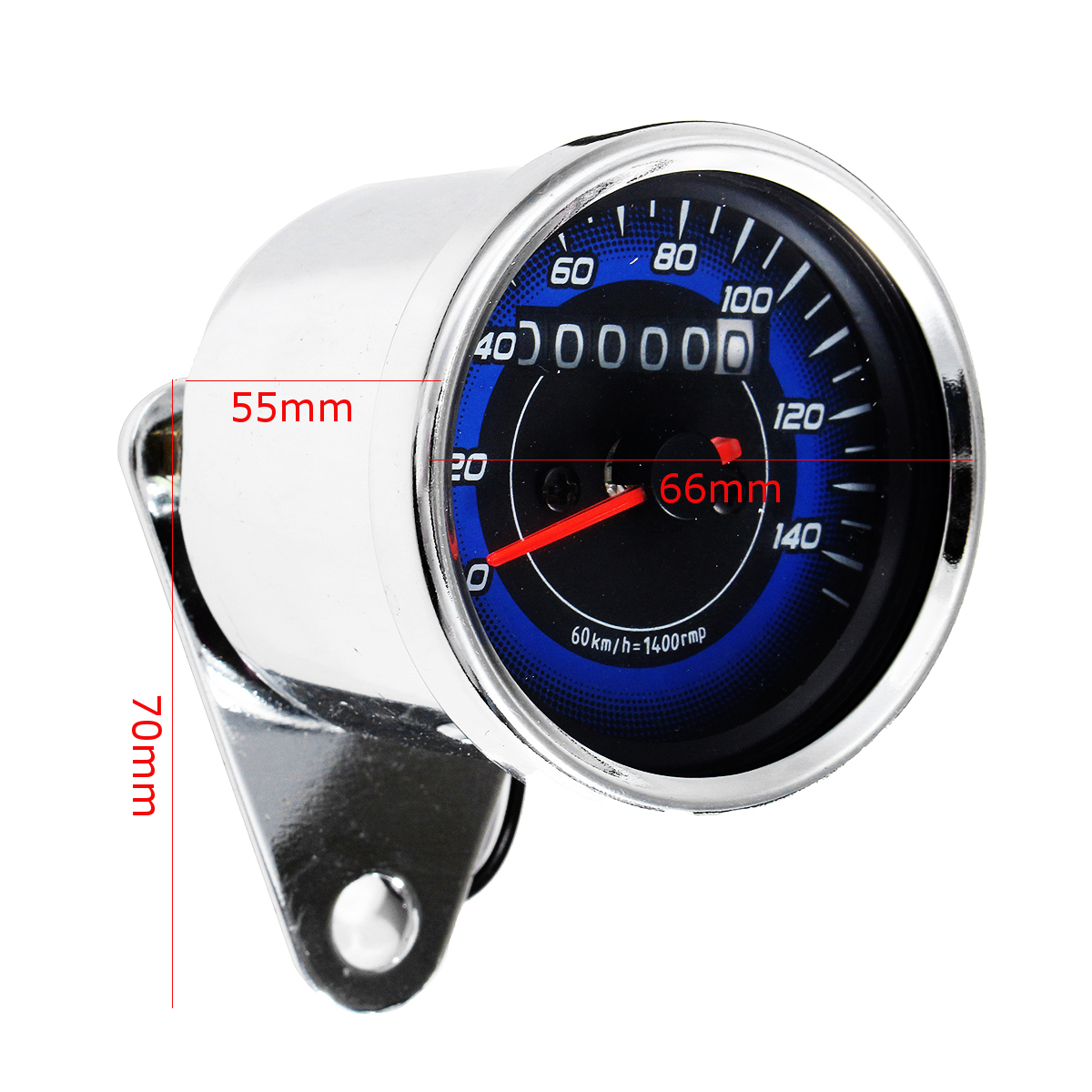 12V-Dual-LED-Backlight-Motorcycle-Odometer-KMH-Speedometer-Gauge-Universal-1173087