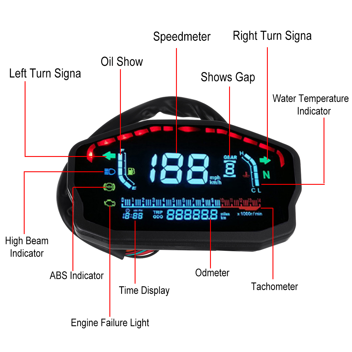 12V-LCD-Digital-Odometer-Speedometer-Tachometer-Motorcycle-Cylinder-Universal-1777800