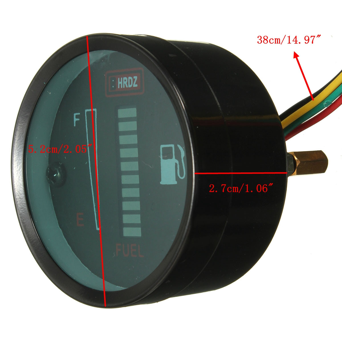 12V-LED-Fuel-Level-Meter-Gauge-Aluminum-Alloy-For-Motorcycle-Car-Automobile-943070