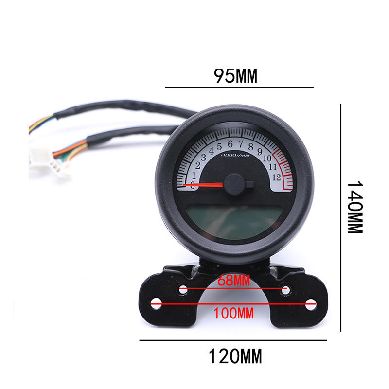 12V-Motorcycle-LCD-Digital-Speedometer-Odometer-Tachometer-Fuel-Oil-Gauge-Universal-1587708