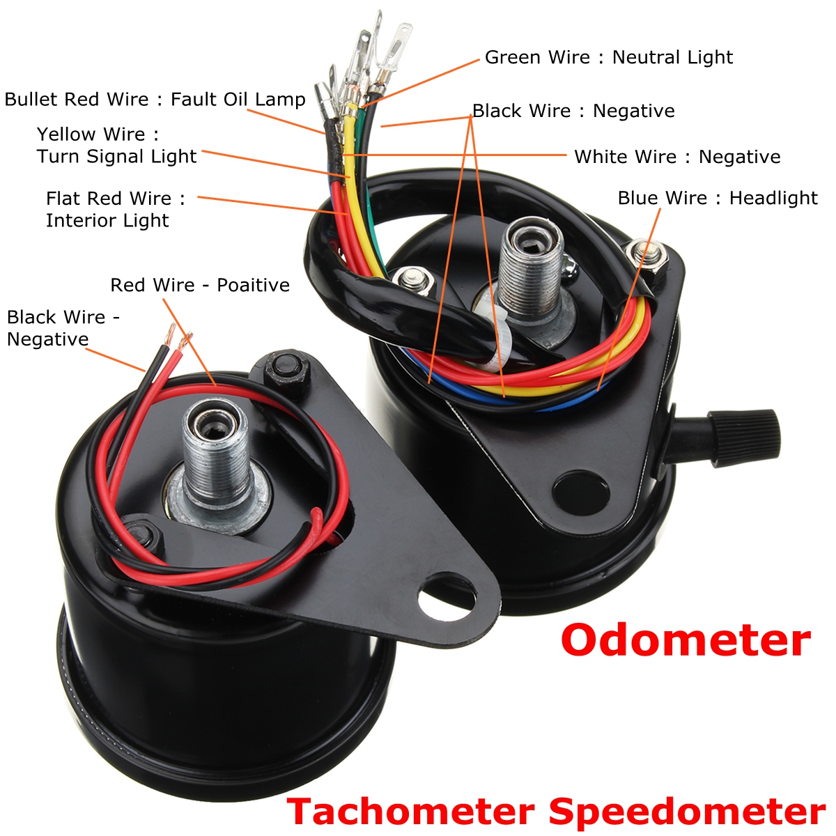 12V-Motorcycle-LED-Backlight-Odometer-Tachometer-Speedometer-Dual-Gauge-Meter-With-Bracket-Universal-1263374
