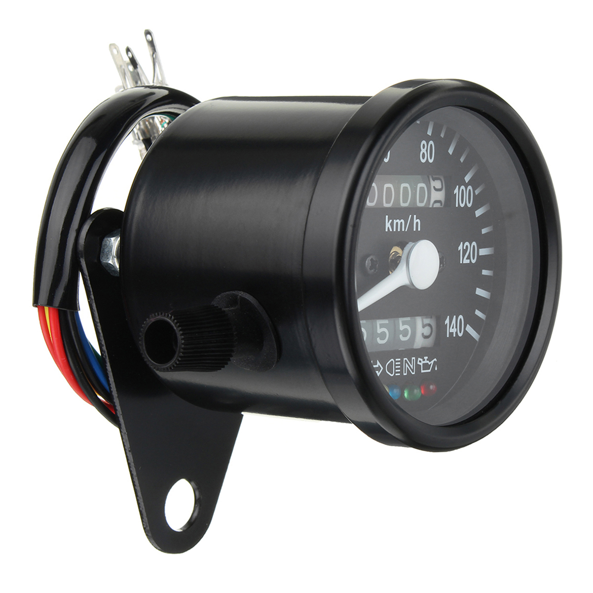 12V-Motorcycle-LED-Backlight-Odometer-Tachometer-Speedometer-Dual-Gauge-Meter-With-Bracket-Universal-1263374