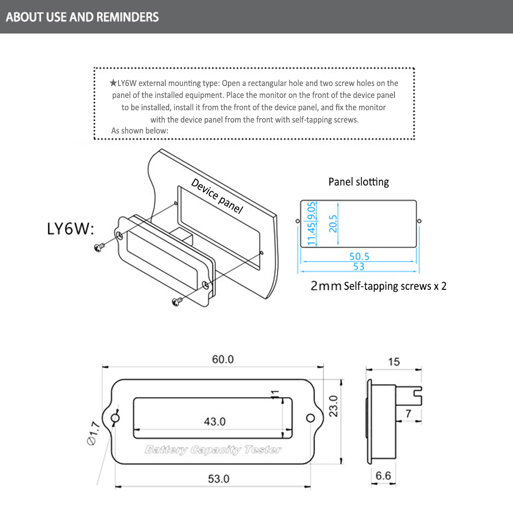 12V24V36V48V-LY6W-Lead-Acid-Battery-Capacity-Indicator-LCD-Digit-Display-Meter-Lithium-Battery-Power-1791320