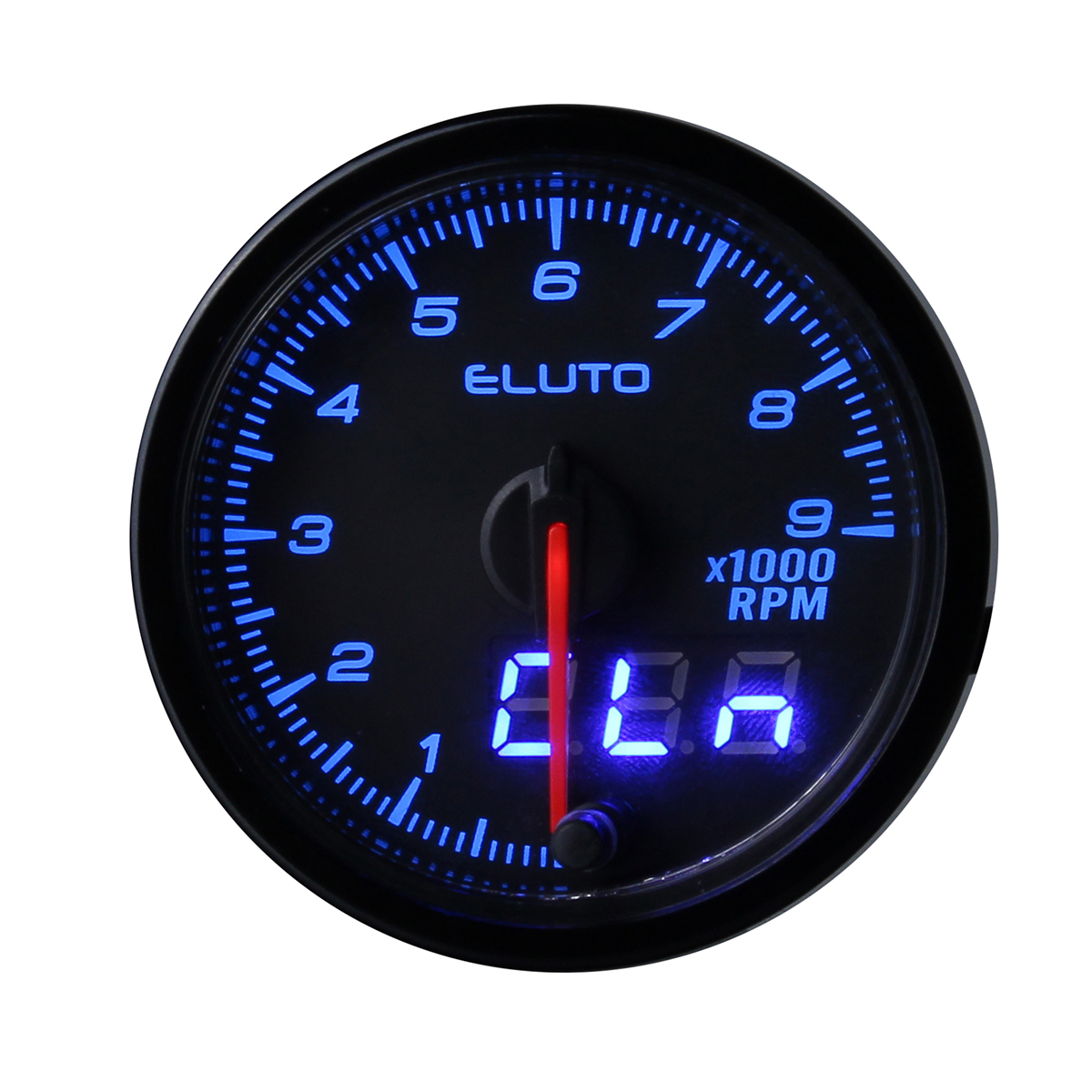 2-Inch-52mm-Auto-Tach-Tachometer-RPM-Gauge-Meter-10-Color-LED-Tinted-Face-Universal-1608396