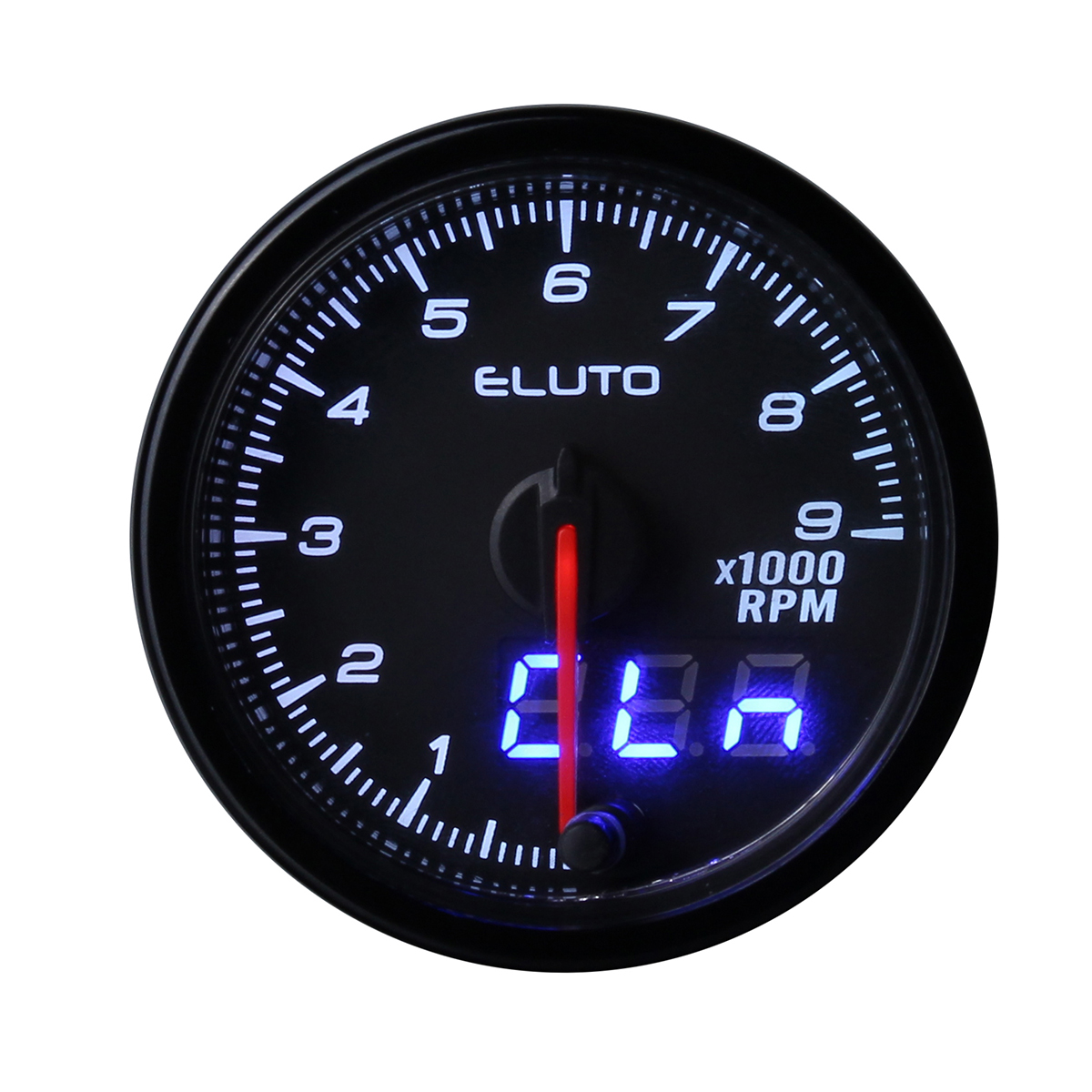 2-Inch-52mm-Auto-Tach-Tachometer-RPM-Gauge-Meter-10-Color-LED-Tinted-Face-Universal-1608396
