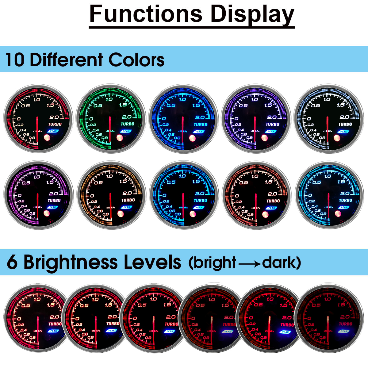 2quot-52mm-10-Colors-LED-Diaplay-Turbo-Boost-Pressure-Gauge-Kit--Meter-Bar-1635868