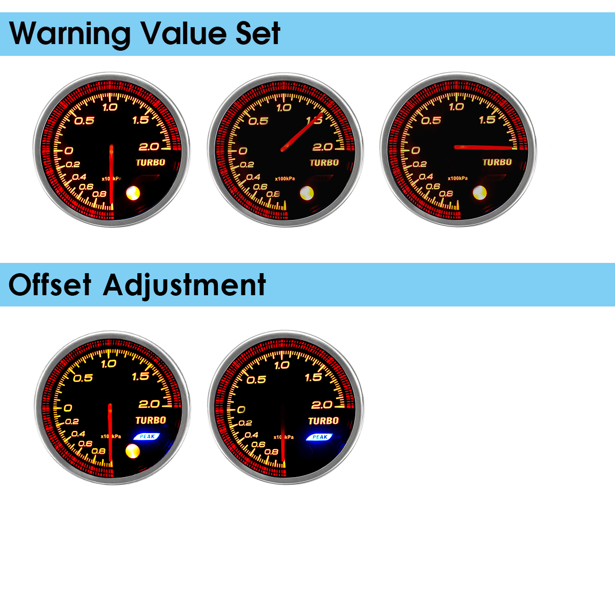 2quot-52mm-10-Colors-LED-Diaplay-Turbo-Boost-Pressure-Gauge-Kit--Meter-Bar-1635868