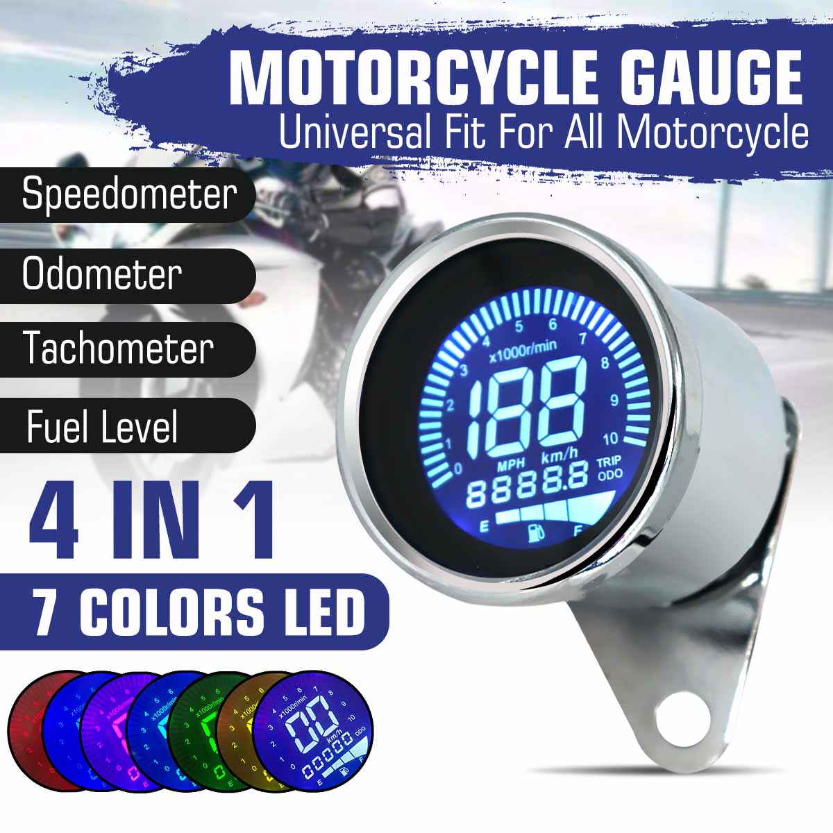 4-In-1-Motorcycle-Digital-Odometer-Speedometer-Tachometer-RPM-Fuel-Level-Gauge-MPH-KMH-7-Colors-Univ-1423076