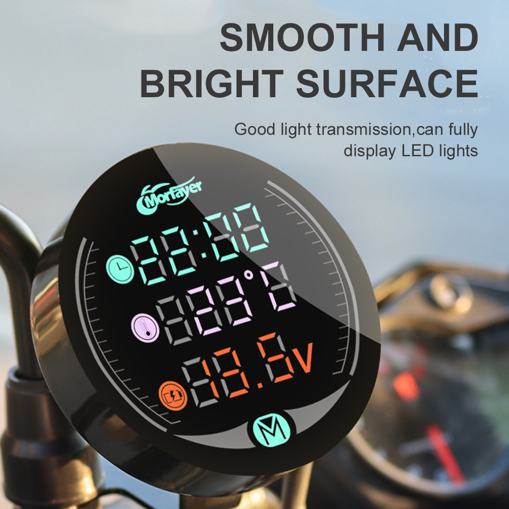 4-in-1-Multifunctional-Motorcycle-Voltmeter-LED-Night-Vision-USB-Charging-Digital-Meter-Voltage-Cloc-1799022