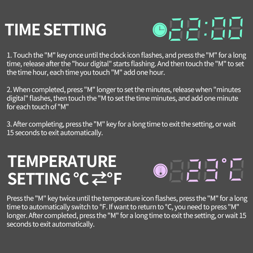4-in-1-Multifunctional-Motorcycle-Voltmeter-LED-Night-Vision-USB-Charging-Digital-Meter-Voltage-Cloc-1799022