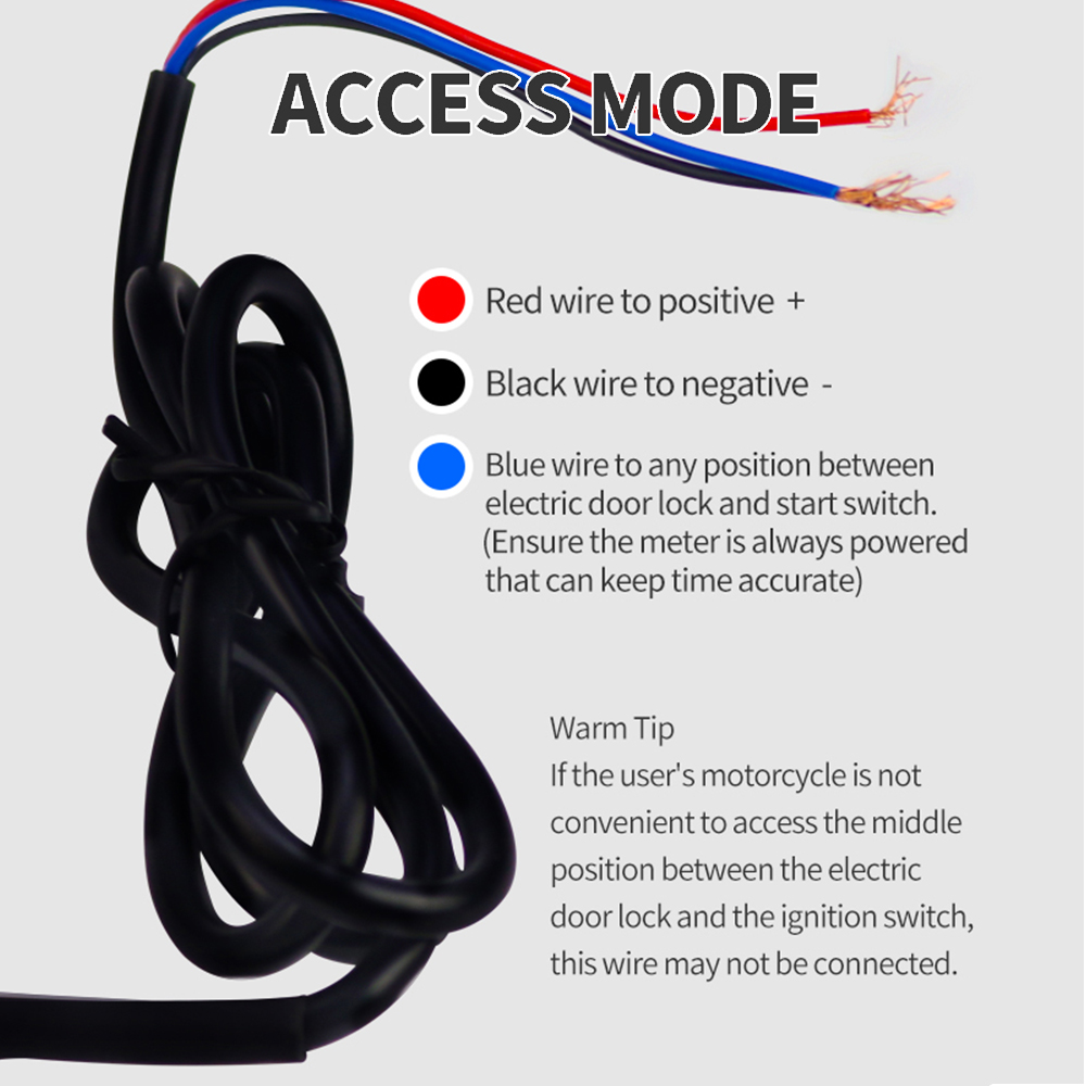 4-in-1-Multifunctional-Motorcycle-Voltmeter-LED-Night-Vision-USB-Charging-Digital-Meter-Voltage-Cloc-1799022