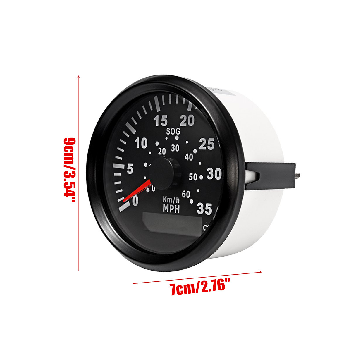85mm-60KMH-35MPH-GPS-Speedometer-Gauge-Odometer-35MPH-Stainless-Steel-Motorcycle-Car-Truck-Boat-1336208
