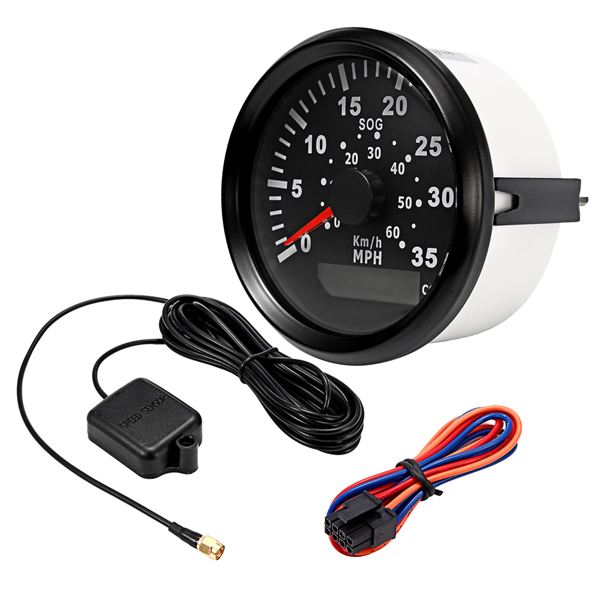 85mm-60KMH-35MPH-GPS-Speedometer-Gauge-Odometer-35MPH-Stainless-Steel-Motorcycle-Car-Truck-Boat-1336208