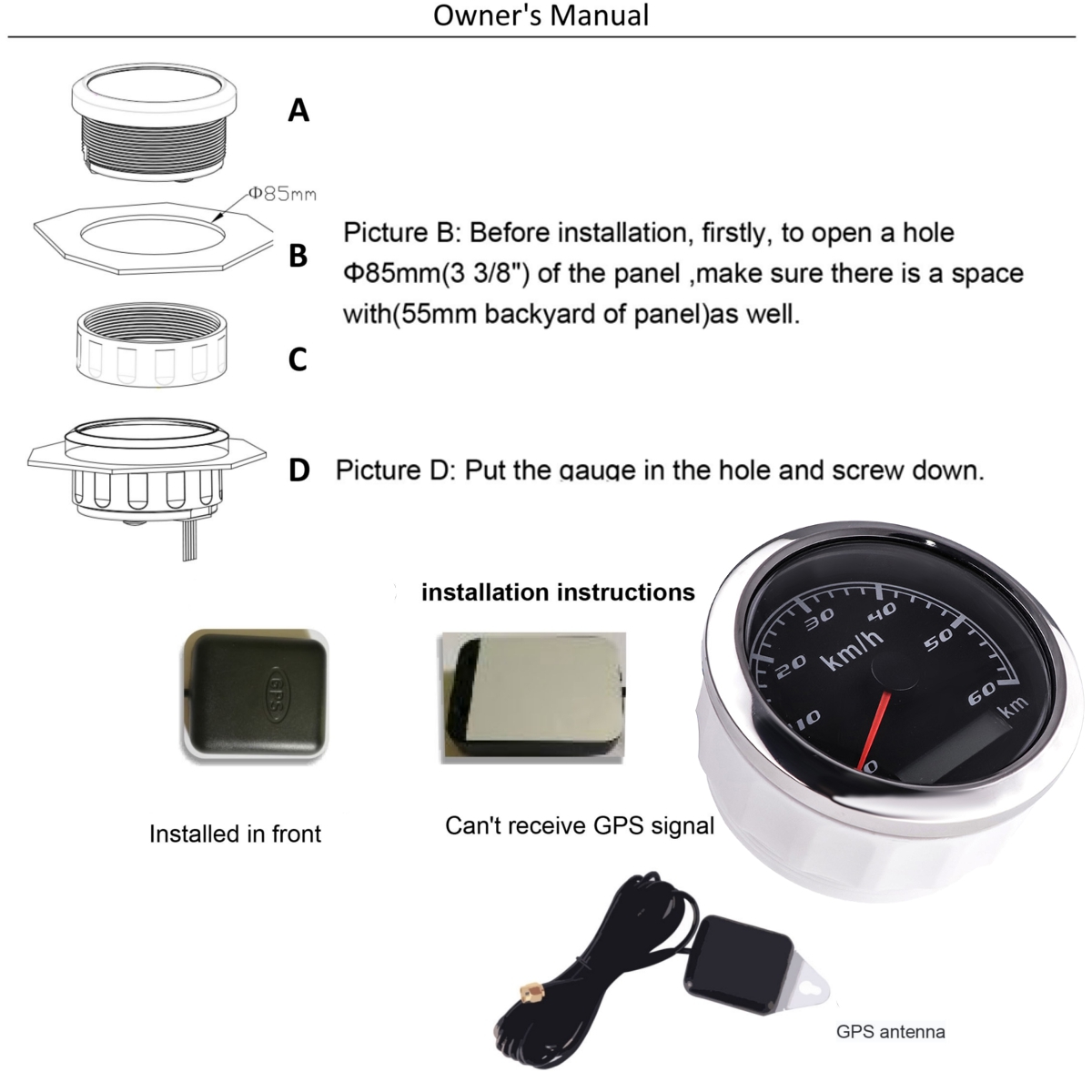 85mm-GPS-Speedometer-Gauge-With-GPS-Antenna-0-30kmh-0-60-kmh-0-120-kmh-0-200kmh-1785173