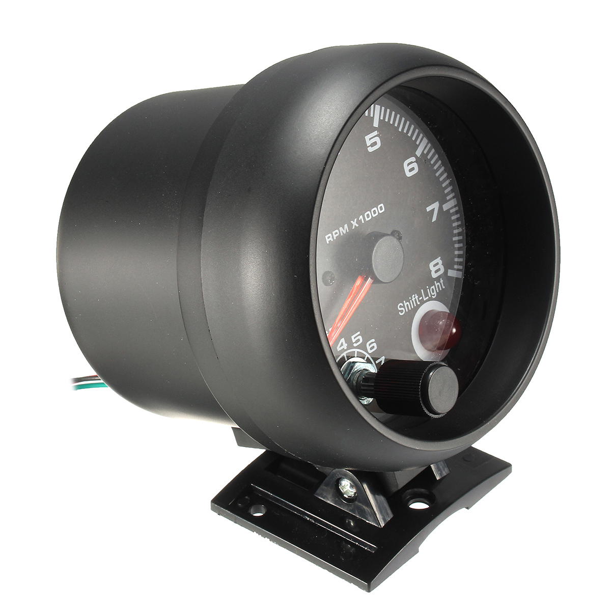95mm-375inch-Tachometer-Tacho-Gauge-Meter-0-8000-RPM-With-LED-Shift-Light-12V-1426137