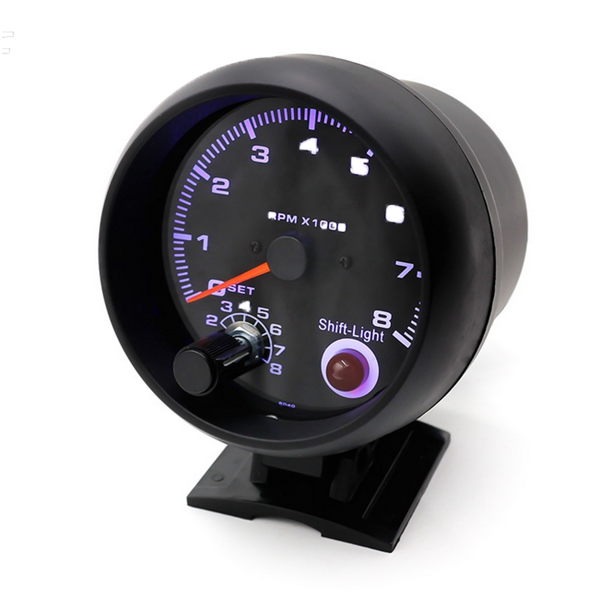 95mm-375inch-Tachometer-Tacho-Gauge-Meter-0-8000-RPM-With-LED-Shift-Light-12V-1426137