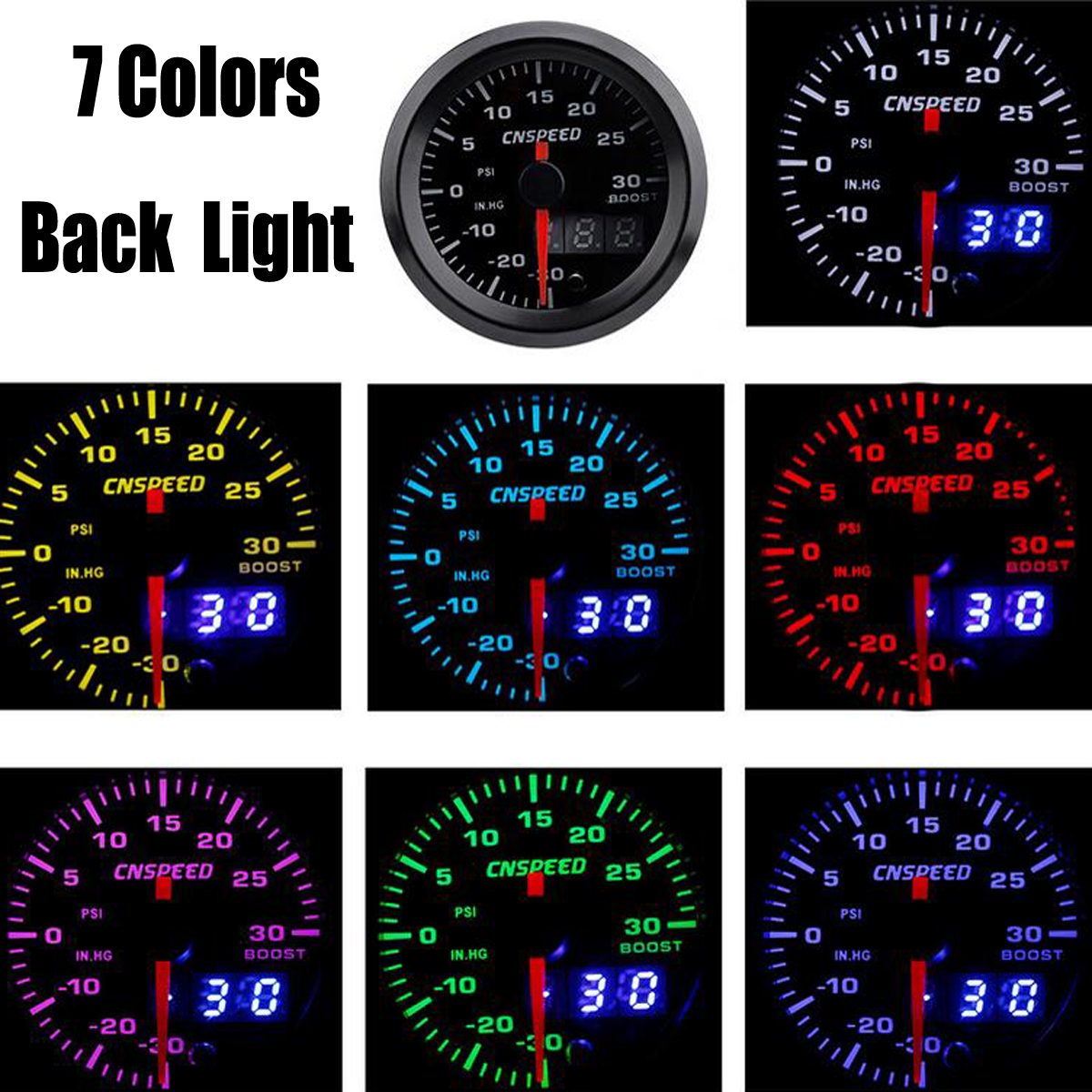 Analog--Digital-52mm-Car-LED-Turbo-Boost-EGT-Exhaust-Water-Temperature-Air-Fuel-Ratio-Gauge-1631823