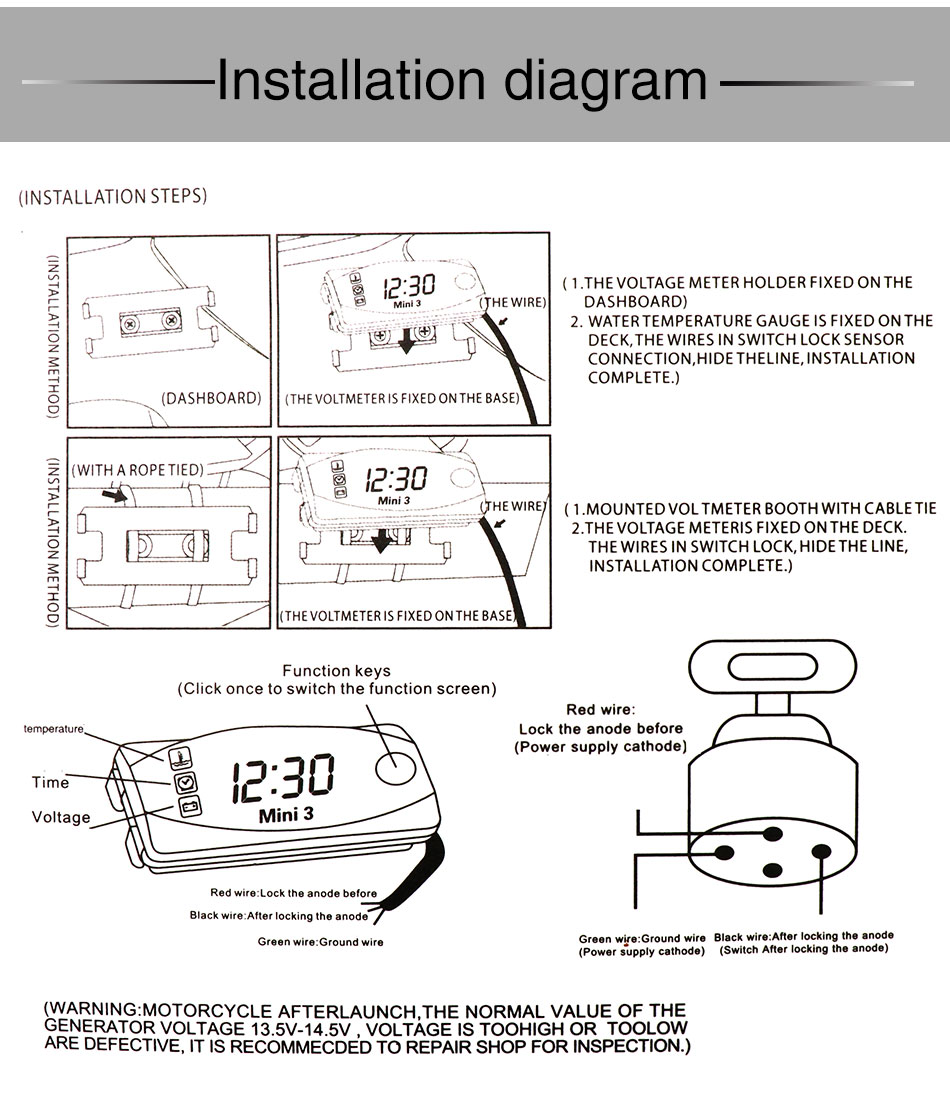 BSDDP-6V-30V-12V-24V-3-in-1-Digital-LED-Display-Voltmeter-Waterproof-Multifunction-Universal-Motorcy-1590550