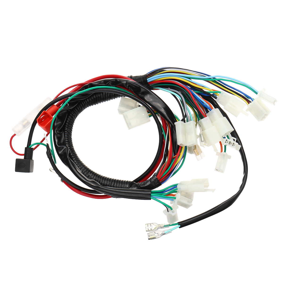Full-Electric-Start-Engine-Wiring-Harness-Loom-For-CDI-110cc125cc-Quad-Bike-ATV-1271276