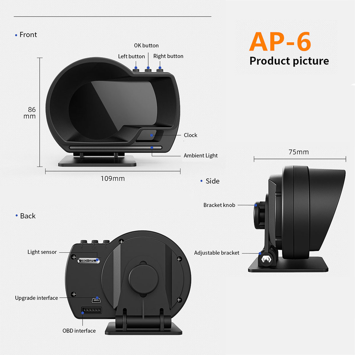 Head-Up-Display-OBD2-GPS-Color-LED-Navigation-HUD-Speed-Warning-Speedmeter-Kits-1784090