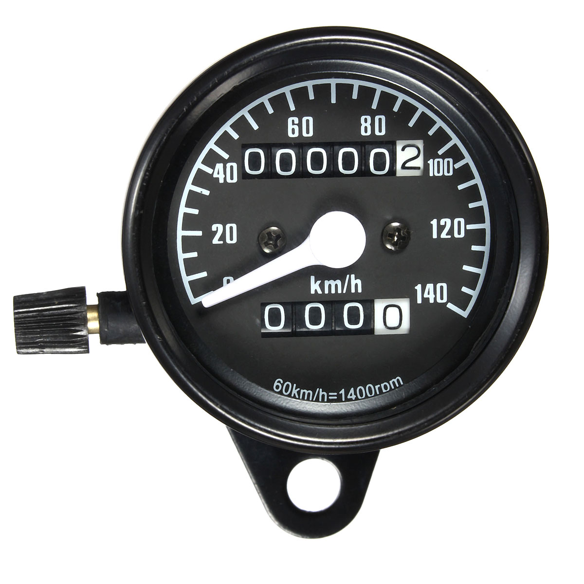 Motorcycle-Dual-Odometer-Speedometer-Mechanical-Gauge-Black-Universal-Waterproof-1043174