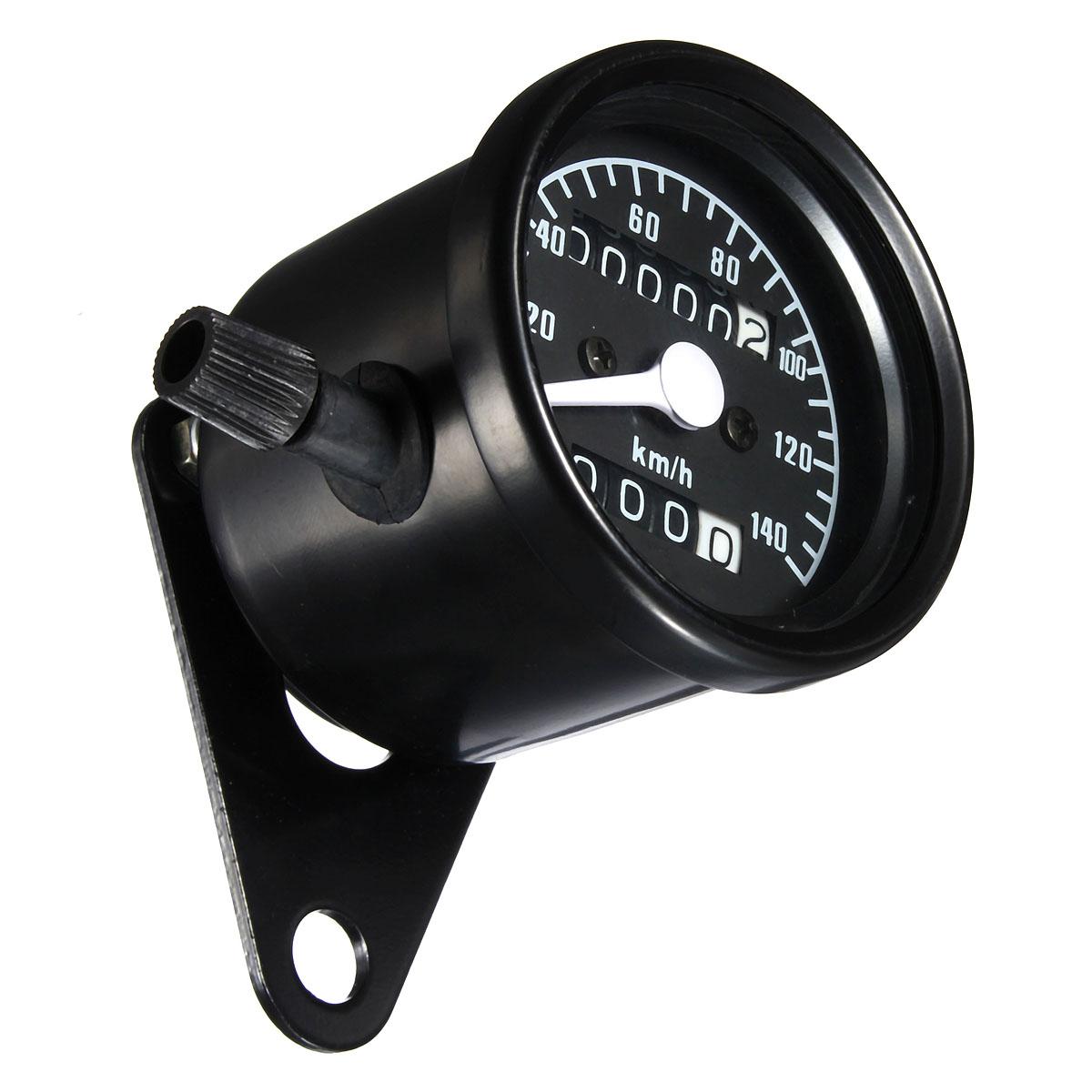 Motorcycle-Dual-Odometer-Speedometer-Mechanical-Gauge-Black-Universal-Waterproof-1043174