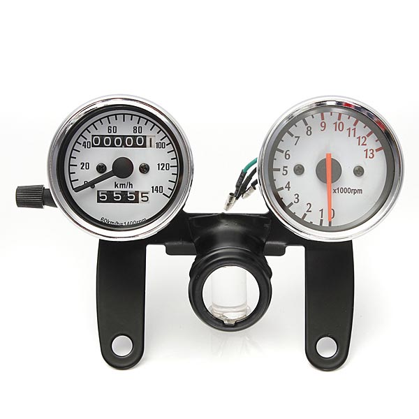 Motorcycle-Odometer-Tachometer-Speedometer-Gauge-with-Black-Bracket-930206