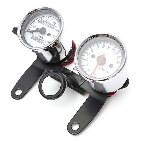 Motorcycle-Odometer-Tachometer-Speedometer-Gauge-with-Black-Bracket-930206