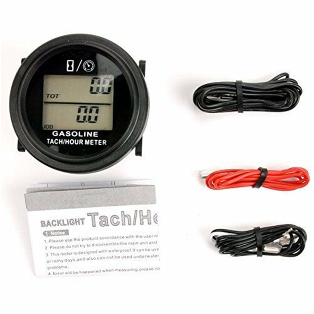 Motorcycle-Runleader-RL-HM005L-Inductive-Tachometer-With-Hour-Meter-For-All-Gasoline-Engine-1456983