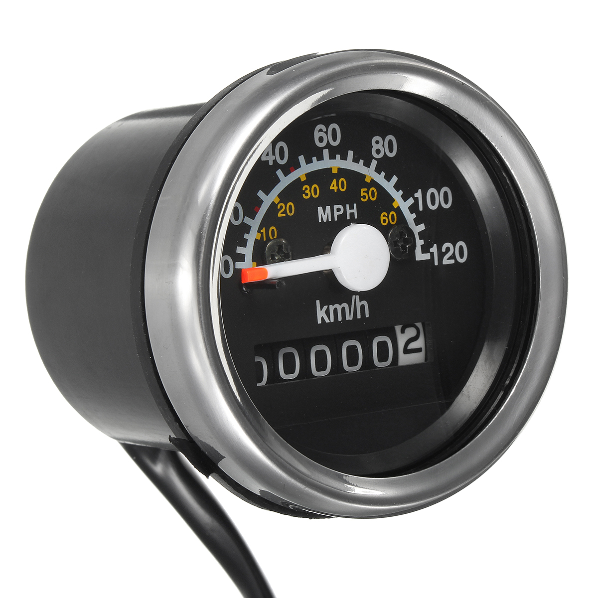 Motorcycle-Universal-Speedometer-Odometer-LED-Backlight-Gauge-KMH-MPH-1108959