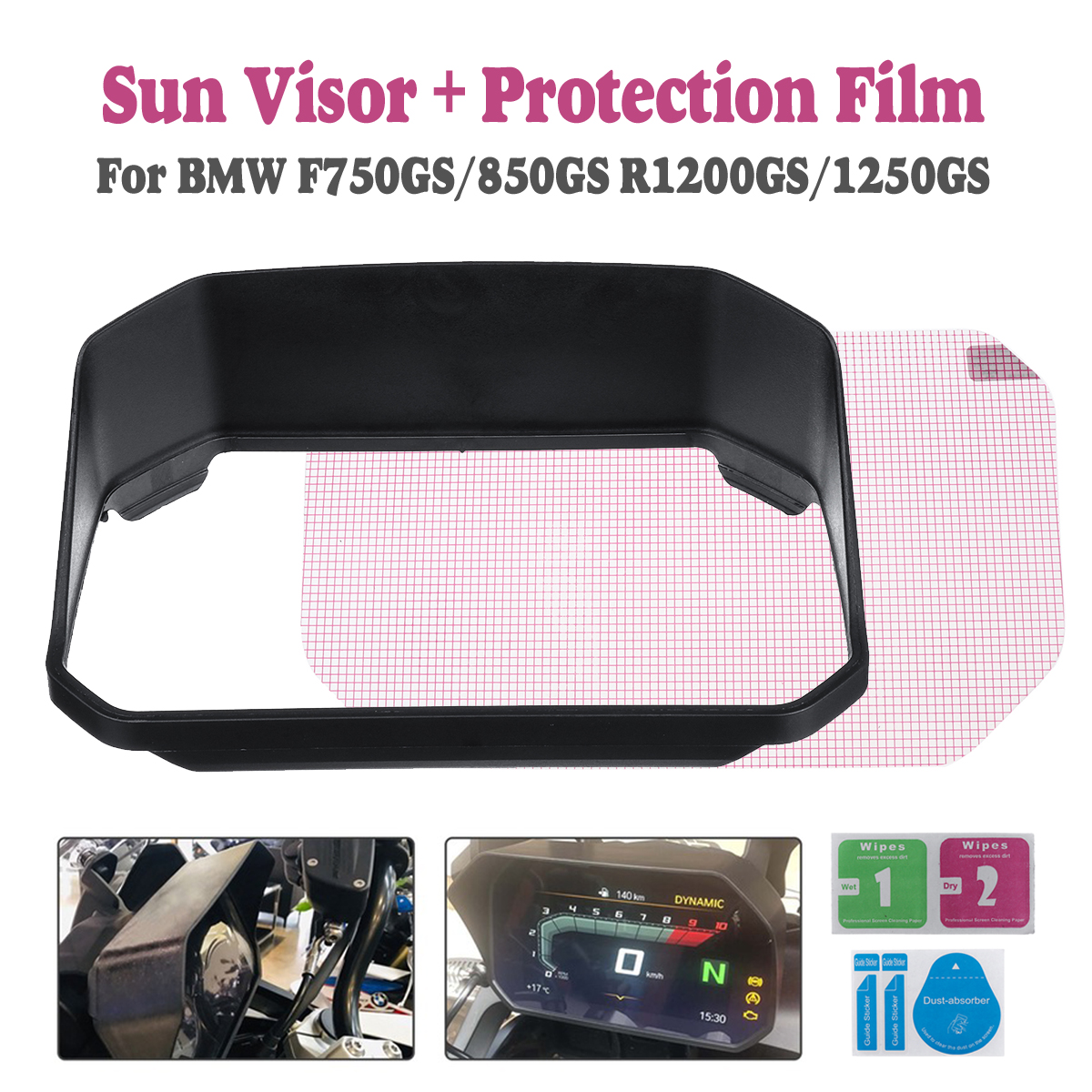 Sun-Visor-Gauge-Case-Cover-Protection-Film-For-BMW-F750GS-F850GS-R1200GS-R1250GS-1514876