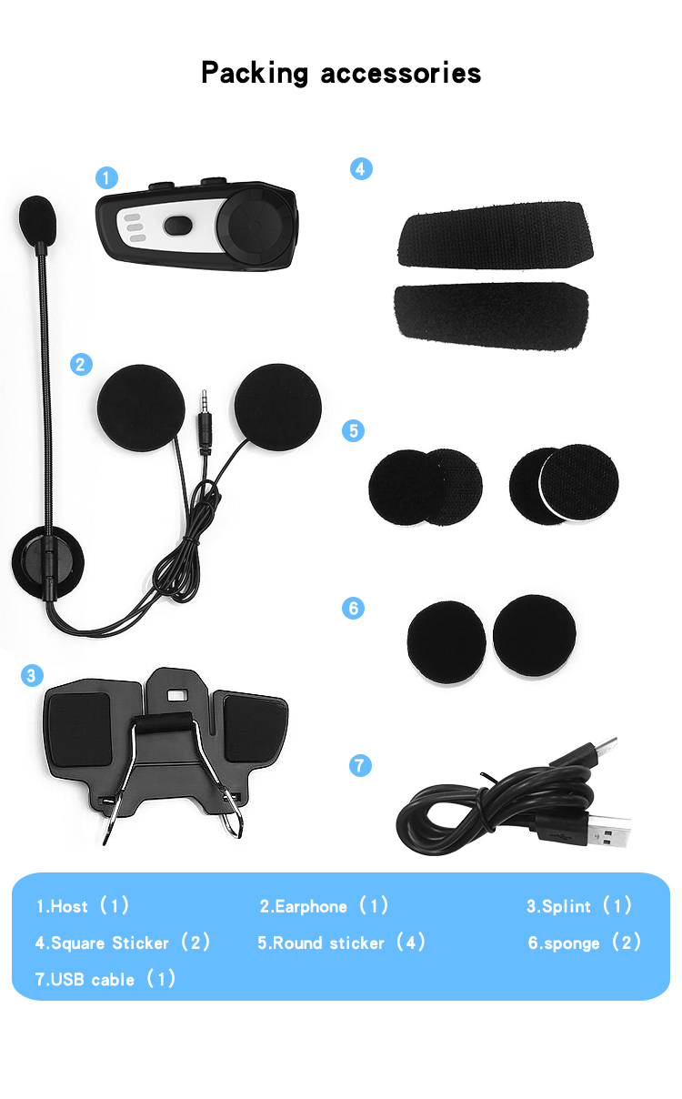 CAREUD-M6-Wireless-bluetooth-Helmet-Intercom-Motorcycle-Waterproof-Interphone-Headset-1721608