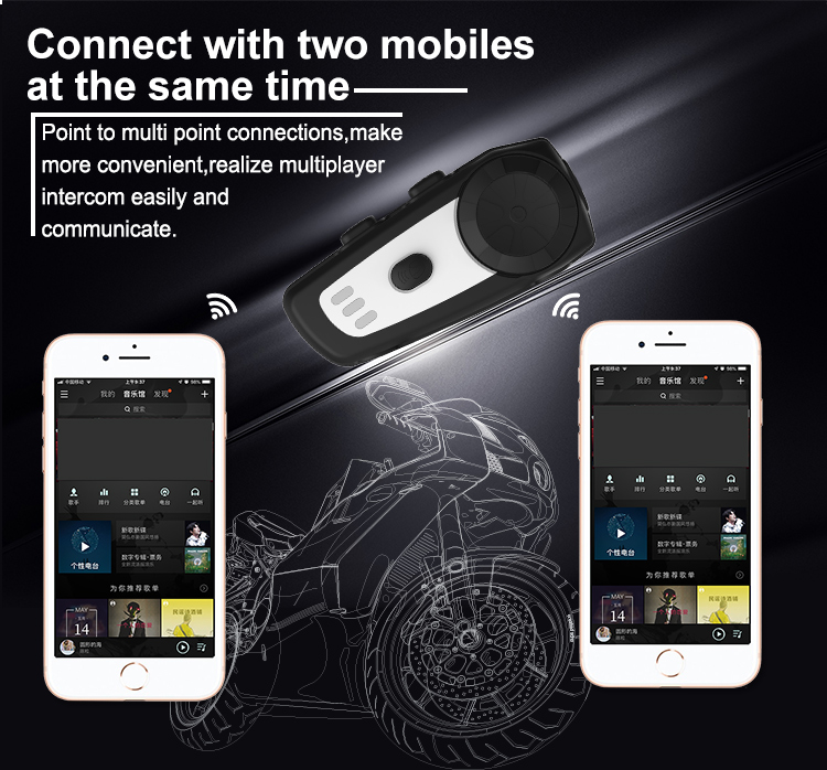 CAREUD-M6-Wireless-bluetooth-Helmet-Intercom-Motorcycle-Waterproof-Interphone-Headset-1721608